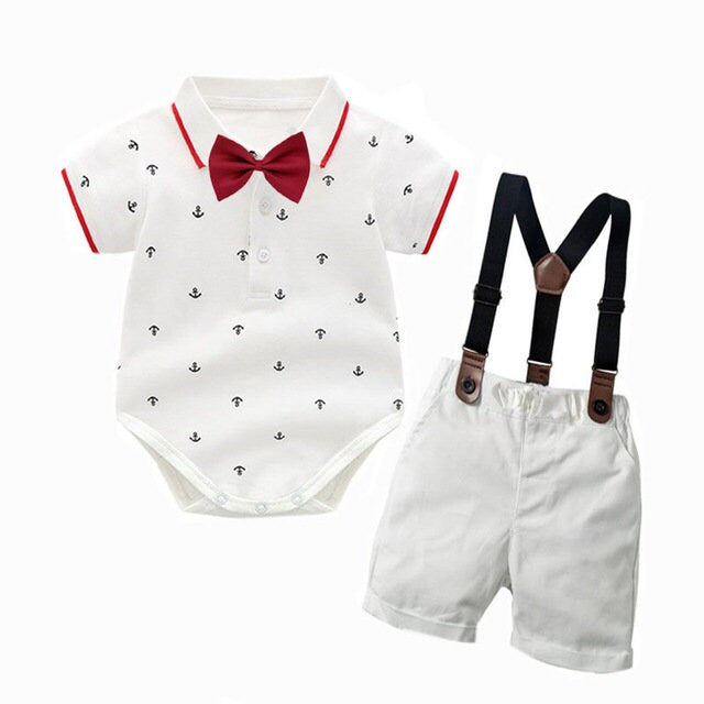 Unisex Cotton Baby Romper Set for Baby Boys (3-24Months)