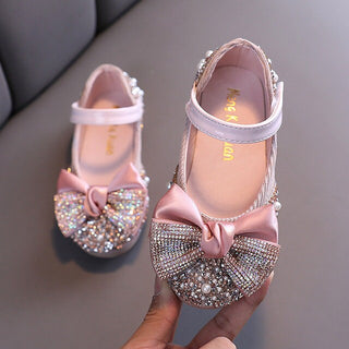 Elegant and unique baby and kids glittering shoes in 3 different colors (Size: 21-36) Wedding 
