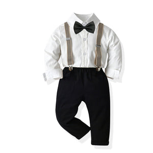 Newborn Summer Baby Boy Clothing Romper set Gentleman outfit (12Months - 6 Years)