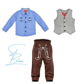 Newborn Traditional Tracht Set: Pants + Jacket + Shirt (0-24M) Babyoutfit Babyromper Babyclothing Baby Clothes Wedding Set Gift Oktoberfest