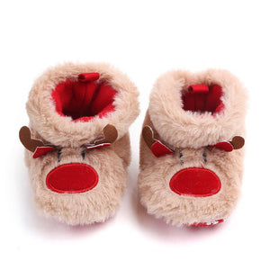 Baby Christmas Reindeer Shoes (0-12 Months) Babyclothing Babygifts Baby Wedding Set Babyboy Babygirl Babysocks