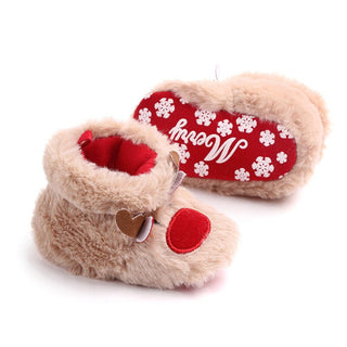 Baby Christmas Reindeer Shoes (0-12 Months) Babyclothing Babygifts Baby Wedding Set Babyboy Babygirl Babysocks