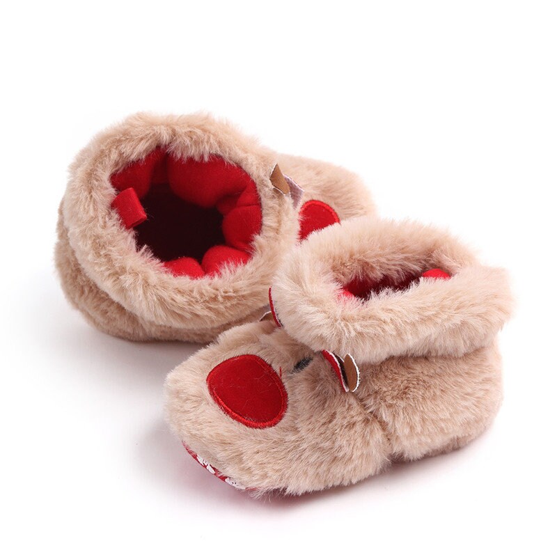 Baby Christmas Reindeer Shoes (0-12 Months) Babyclothing Babygifts Baby Wedding Set Babyboy Babygirl Babysocks