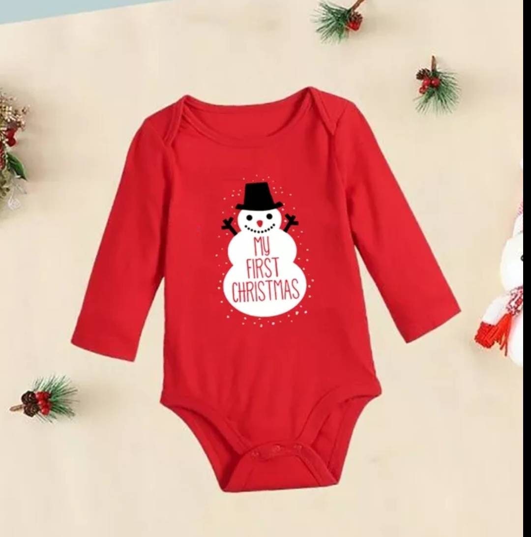 Unisex Baby Christmas Body for Winter (0-12 Months) Babyclothing Babygifts Baby Set Outfit Christmas