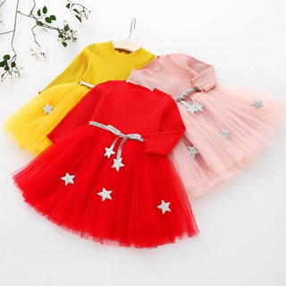 Newborn Christmas Dress for Baby Girls Long Sleeve Clothes Set (18M-6 Years) Babyclothing Babygifts Baby Wedding Set 