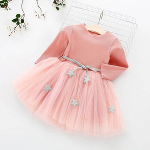 Newborn Christmas Dress for Baby Girls Long Sleeve Clothes Set (18M-6 Years) Babyclothing Babygifts Baby Wedding Set 