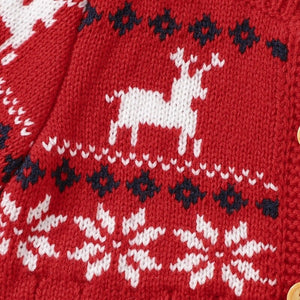 Unisex Reindeer Baby Christmas Pullover Sweater for Winter (6Months - 3Years) Babyclothing Babygifts Baby Set Outfit