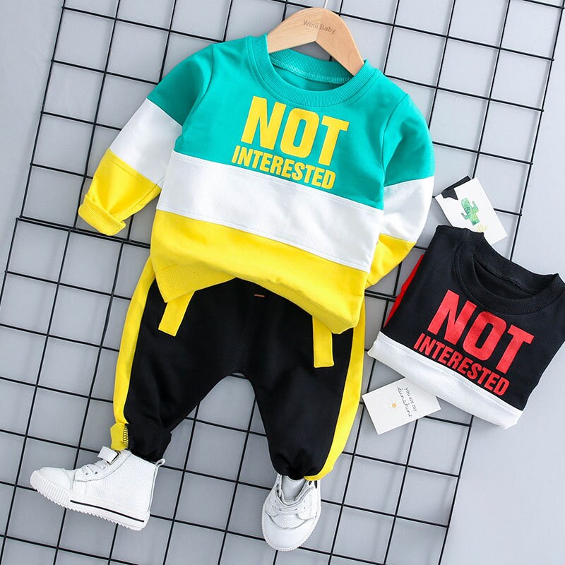 2 teiliges Set Hose + Hoodie für Neugeborene Baby-Jungen-Kleidung 2-teiliges Set (6-24 Monate)