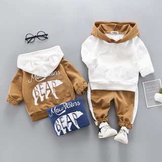 2 teiliges Set Hose + Hoodie für Neugeborene Baby-Jungen-Kleidung 2-teiliges Set (6-24 Monate)