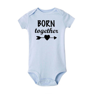 Unisex Baby Body: Born together / Friends forever (3-24 Months)