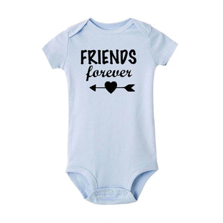 Unisex Baby Body: Born together / Friends forever (3-24 Months)