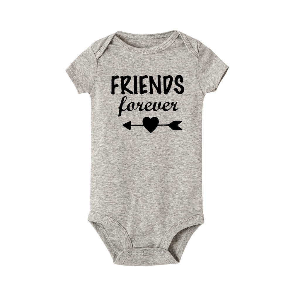 Unisex Baby Body: Born together / Friends forever (3-24 Months)